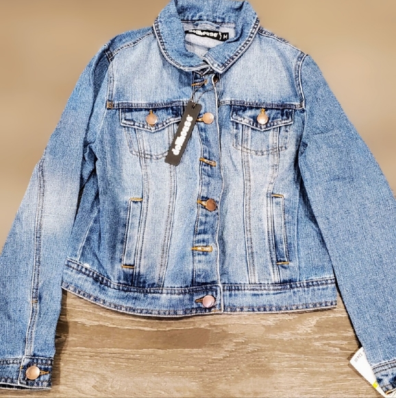 NWT Women's Dollhouse denim jacket size M - Picture 1 of 2